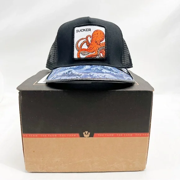 Goorin Bros Animal Farm Trucker Hat ‘Limited Edition’ Kraken It Open-Sucker